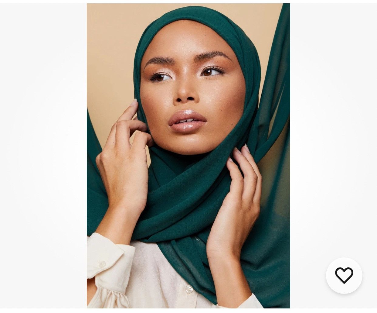 Other VOILE CHIC Chiffon Forest Green Hijab Scarf For Women Size ONE SIZE - 1 Thumbnail