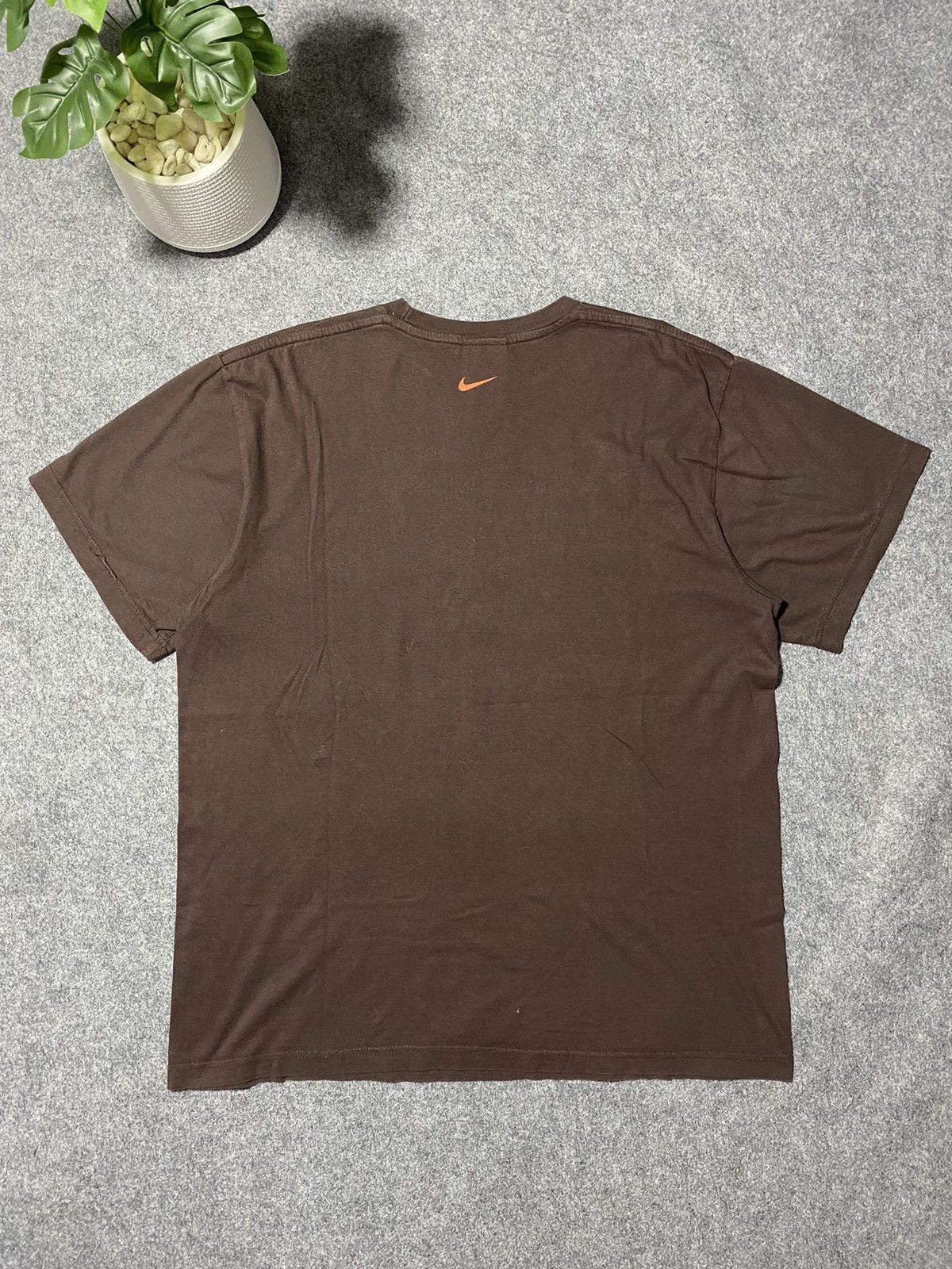 Nike × Vintage Nike Brown Just do it tee Rare T-shirt Size US XL / EU 56 / 4 - 6 Thumbnail