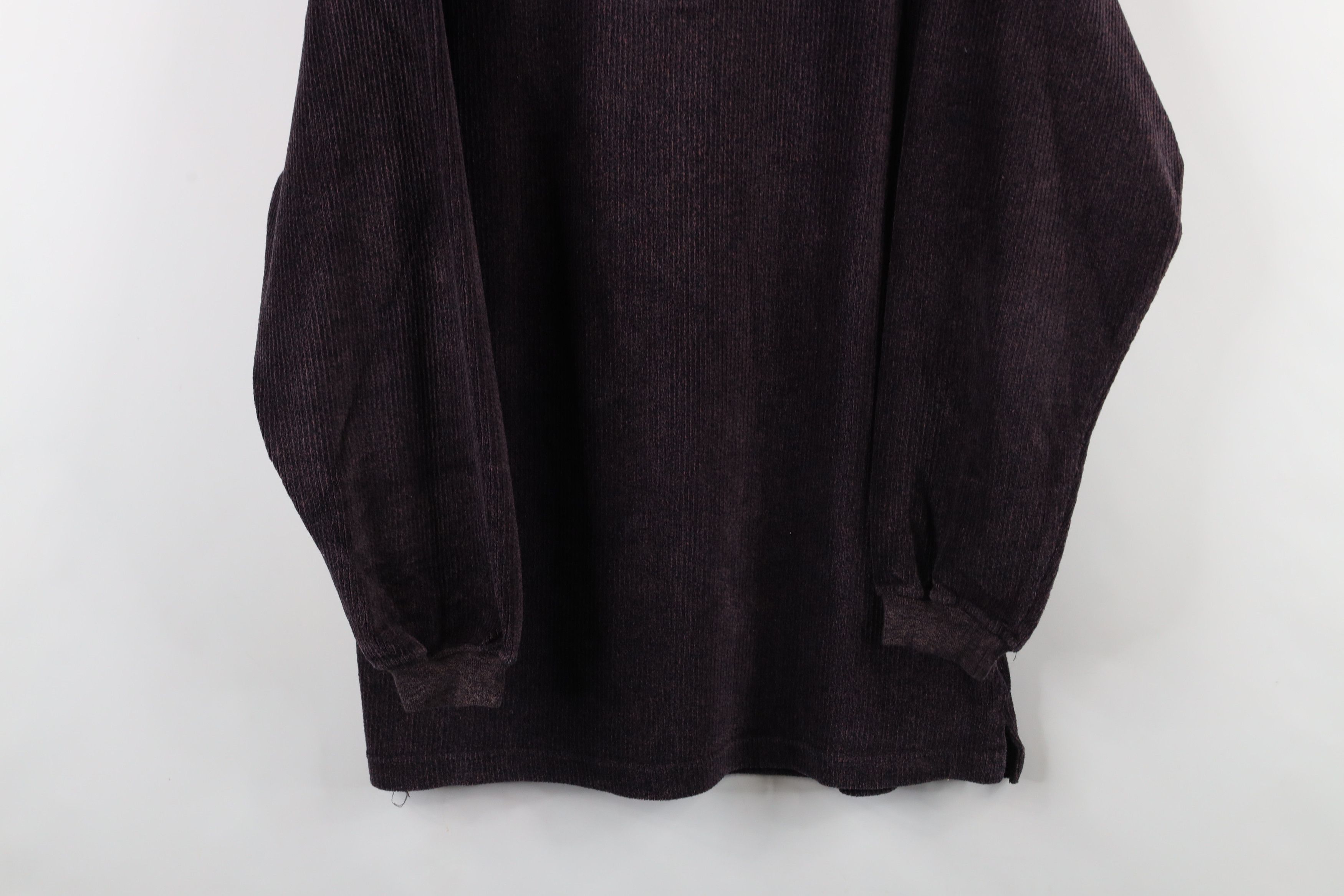 Vintage Vintage 90s Streetwear Fleece Long Sleeve Rugby Polo Shirt Size US L / EU 52-54 / 3 - 3 Thumbnail