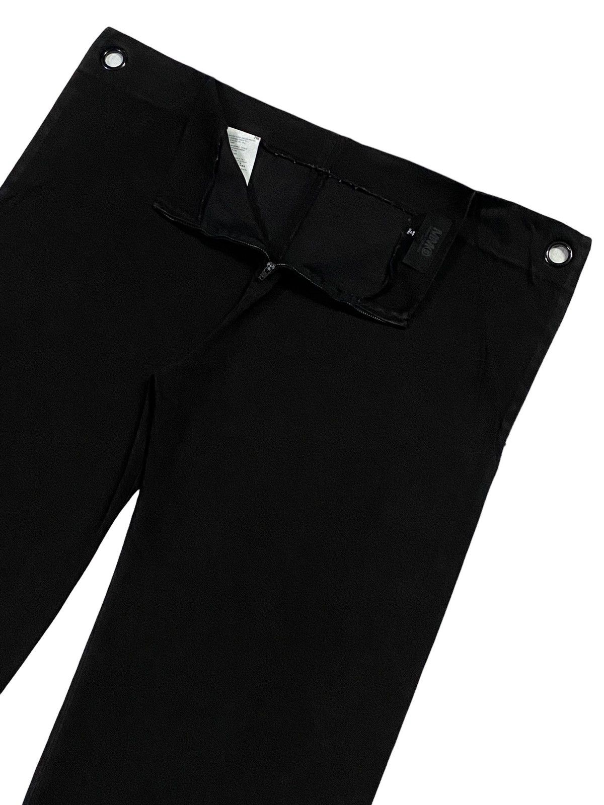 Maison Margiela Maison Margiela Black Baggy Wide Leg Jeans Size 26" / US 2 / IT 38 - 14 Thumbnail