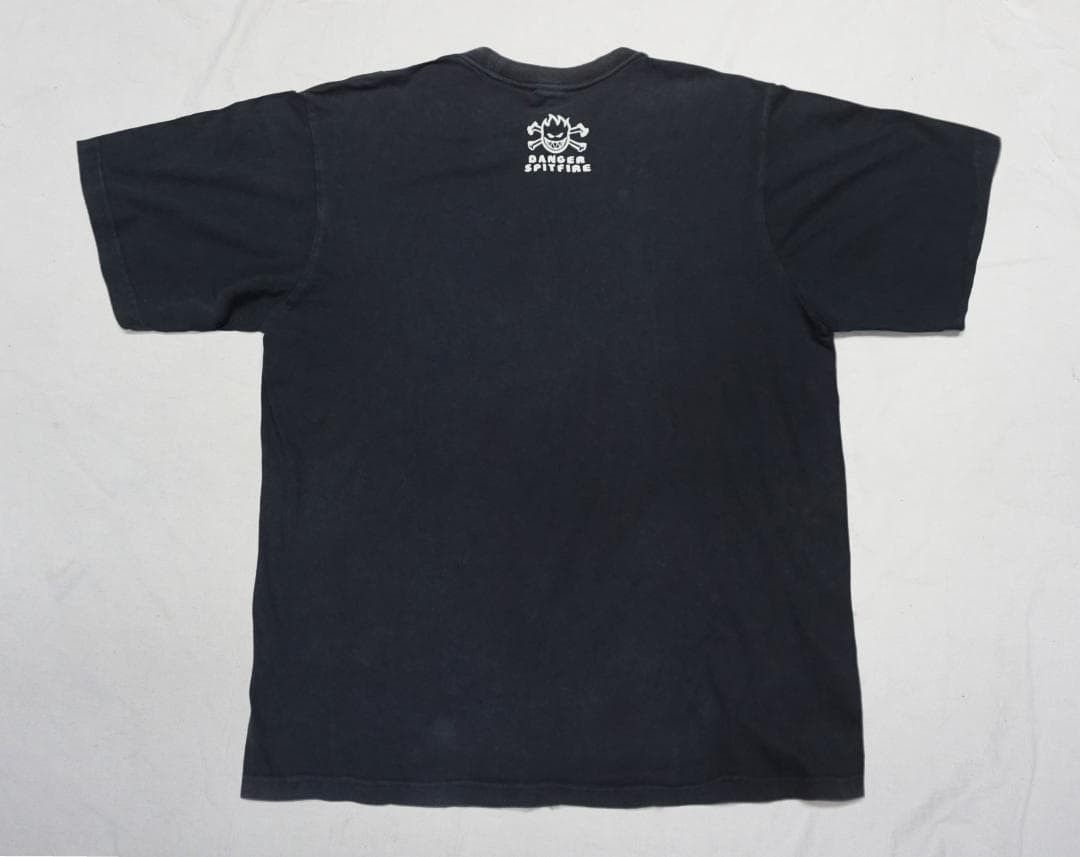 Vintage 90's Spitfire Tシャツ オールドスケート Daewon Song Size US XXS / EU 40 - 5 Thumbnail