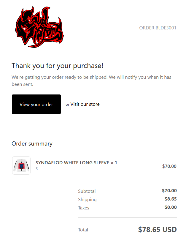 Drain Gang Bladee Syndaflod White Long Sleeve Size US S / EU 44-46 / 1 - 8 Thumbnail