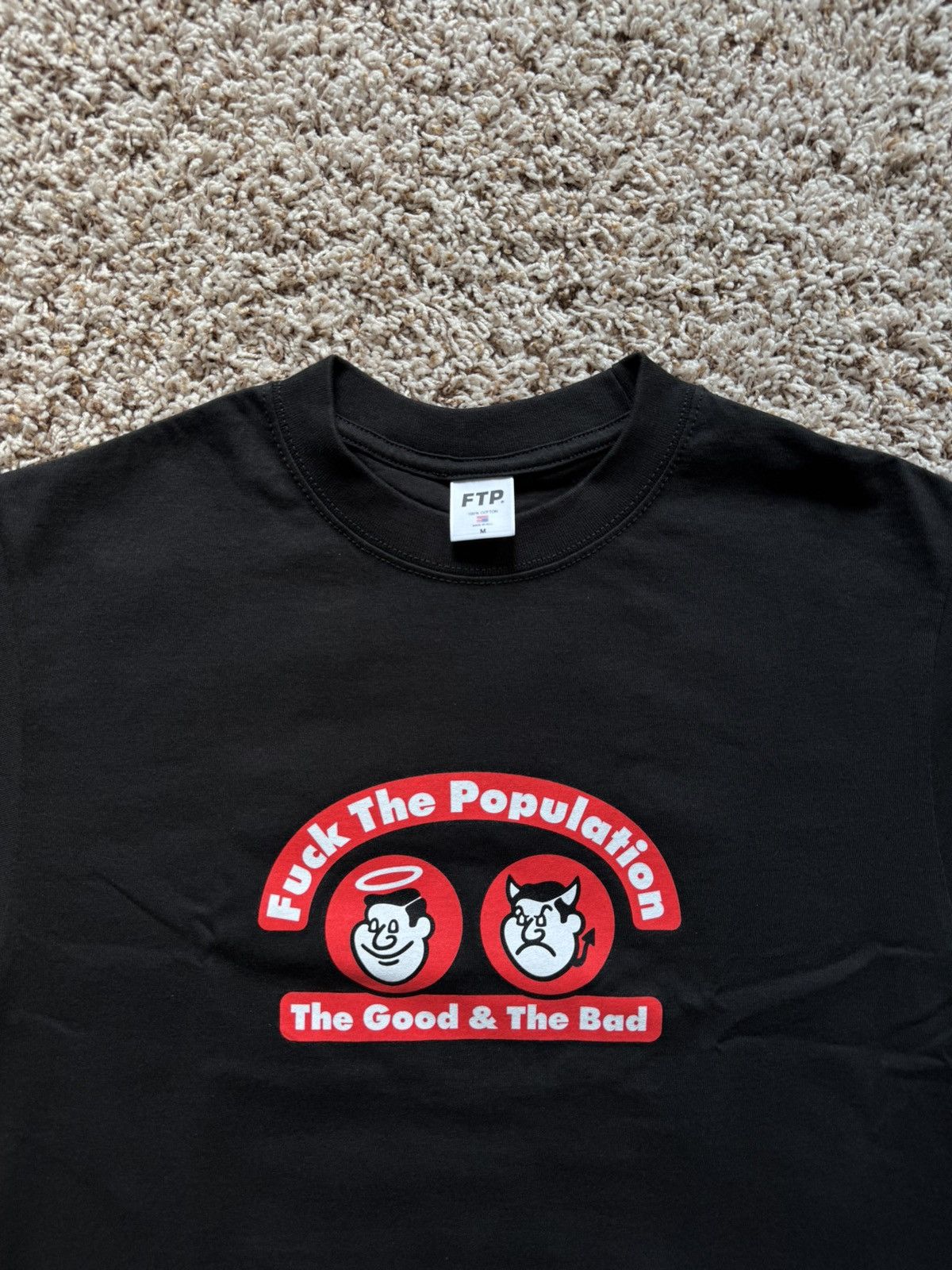 Fuck The Population FTP The Good & The Bad Tee Black Size US M / EU 48-50 / 2 - 3 Thumbnail