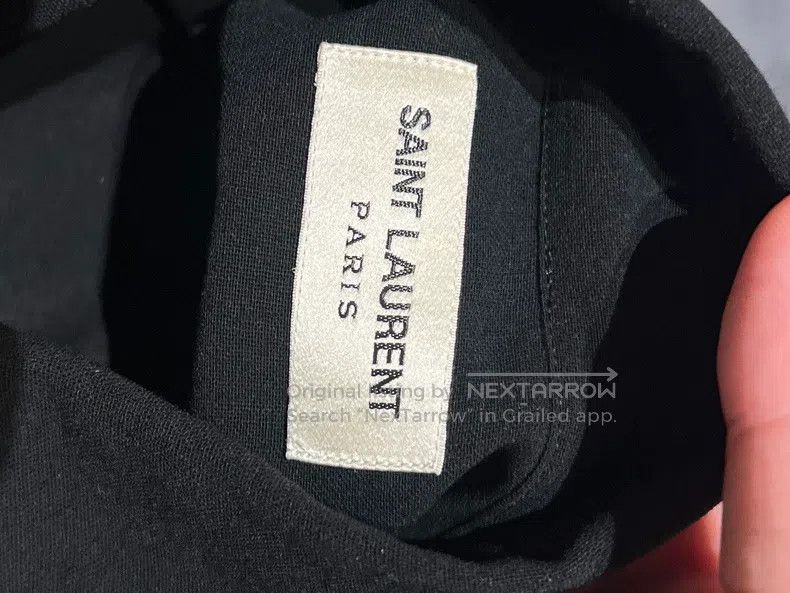 Saint Laurent Paris Saint Laurent Paris Mesh Cotton Semi-transparent Long-slee Size US M / EU 48-50 / 2 - 3 Thumbnail