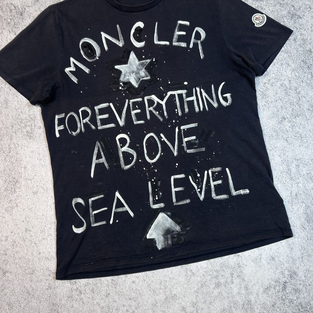 Moncler !extremely rare Moncler full print logo T-shirt Size US S / EU 44-46 / 1 - 5 Thumbnail