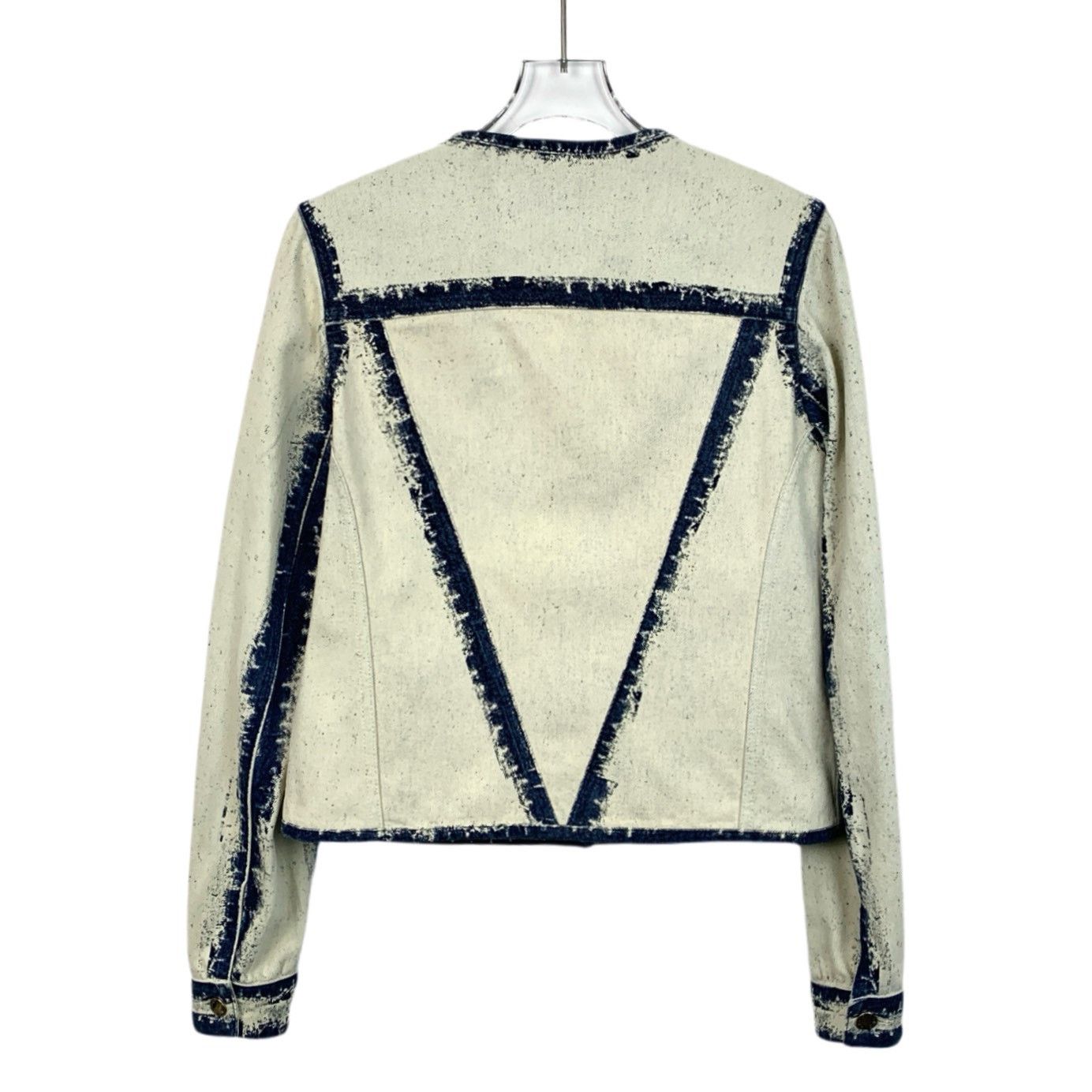 Louis Vuitton Louis Vuitton LV Color-Block Tie-Dye Cotton Denim Jacket Ne Size XS / US 0-2 / IT 36-38 - 2 Thumbnail