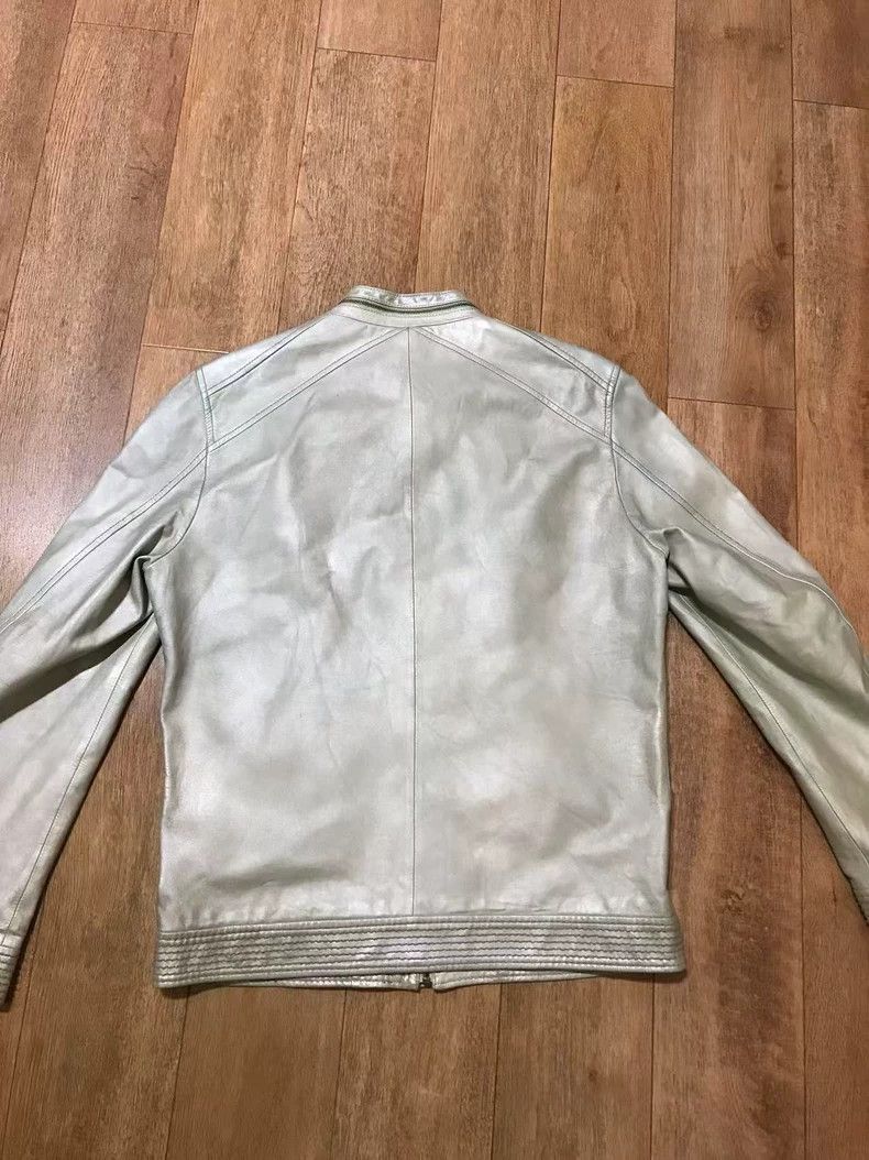 Givenchy Givenchy Men's silver lamb leather stand collar zipper coa Size US M / EU 48-50 / 2 - 3 Thumbnail