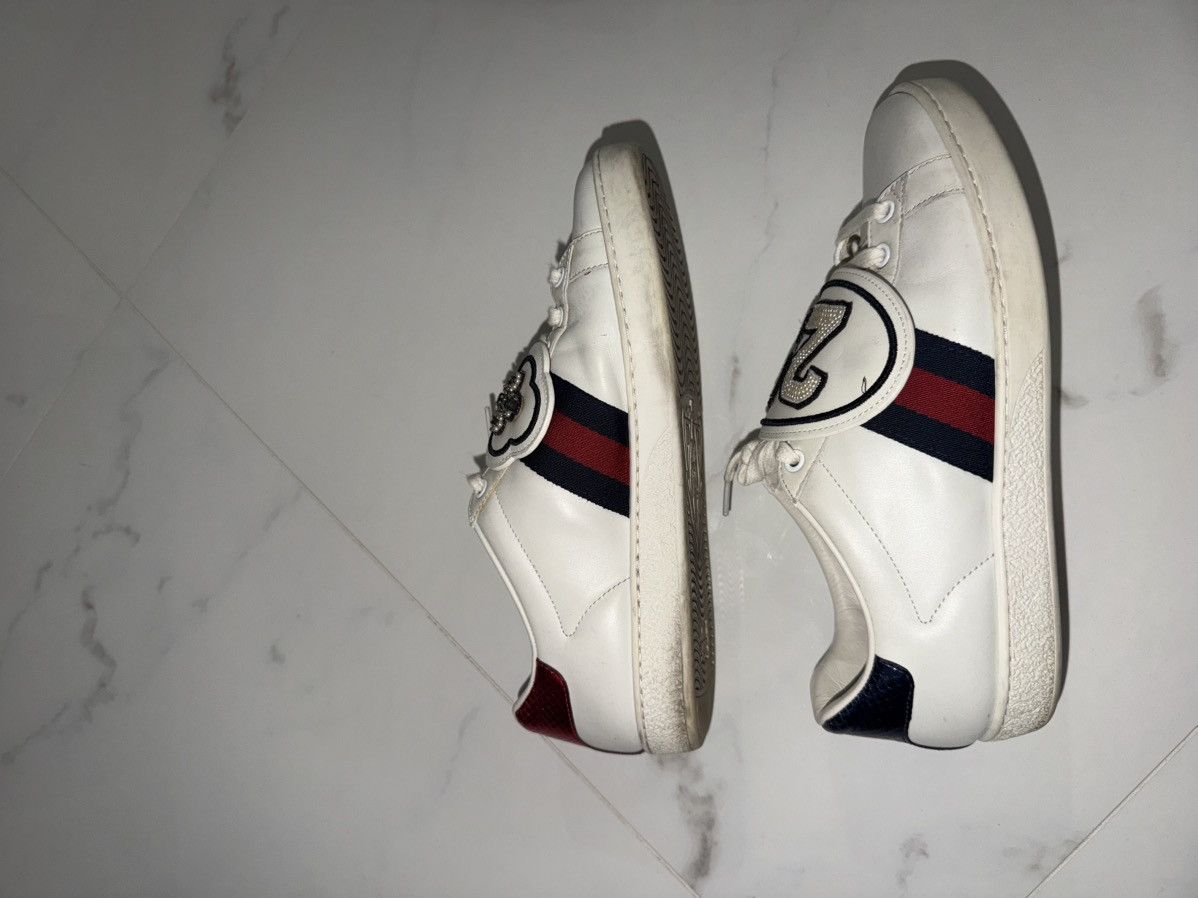 Gucci Gucci Ace Sneakers with Removable Embellished Patches Size US 9 / IT 39 - 4 Thumbnail