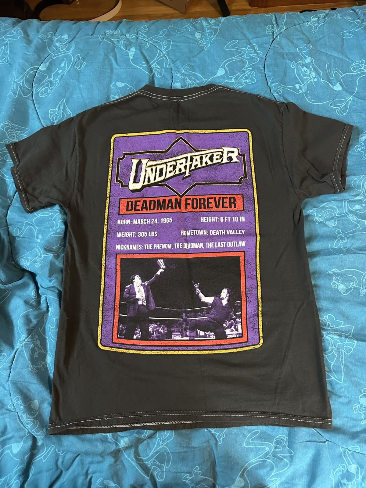 WWE Undertaker Trading Card Style T Shirt Size US M / EU 48-50 / 2 - 3 Thumbnail
