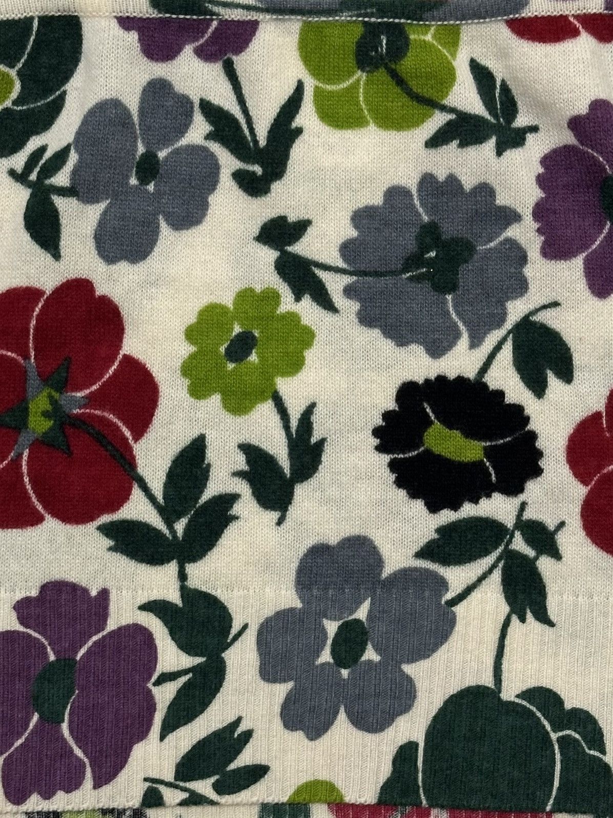 Dior CHRISTIAN DIOR Fall Winter 2001 Floral Print Knit Camisole Size XS / US 0-2 / IT 36-38 - 4 Thumbnail
