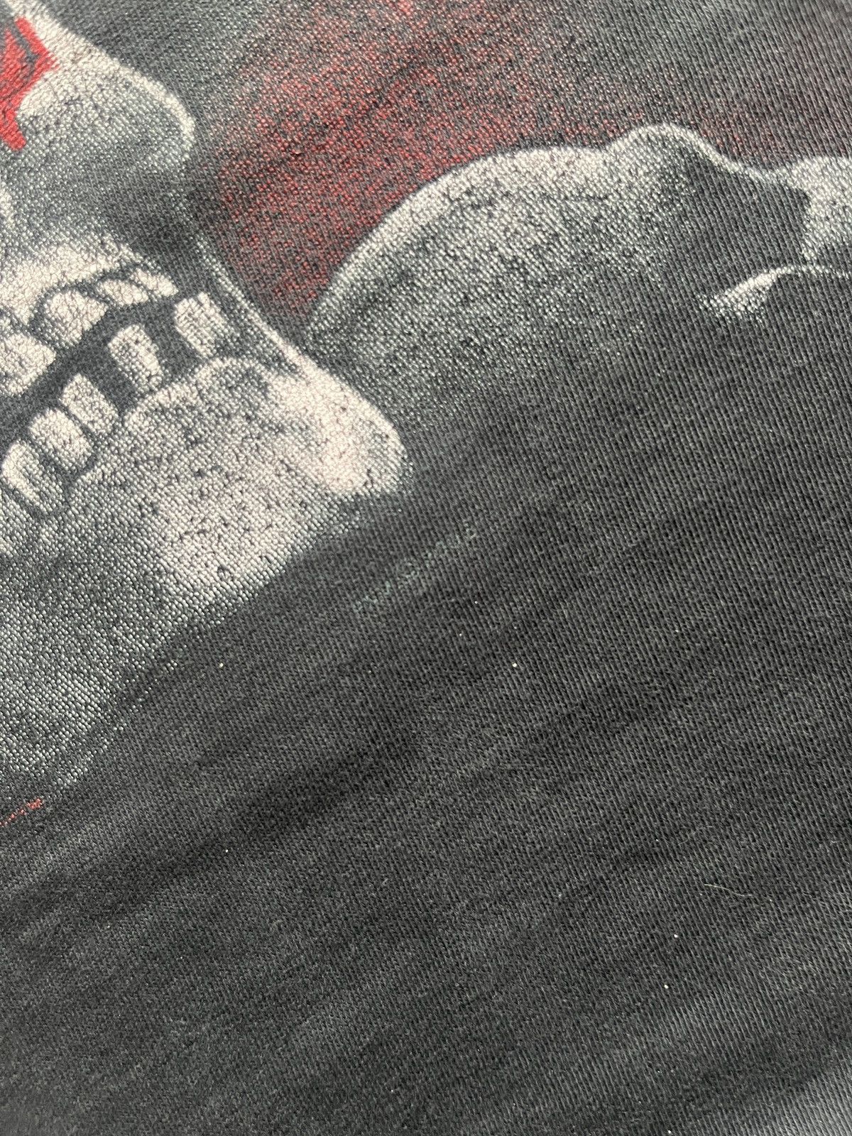Vintage Rare Y2K ©️2006 Hero Buff Gothic Raven Skull Tee Size US XL / EU 56 / 4 - 11 Thumbnail