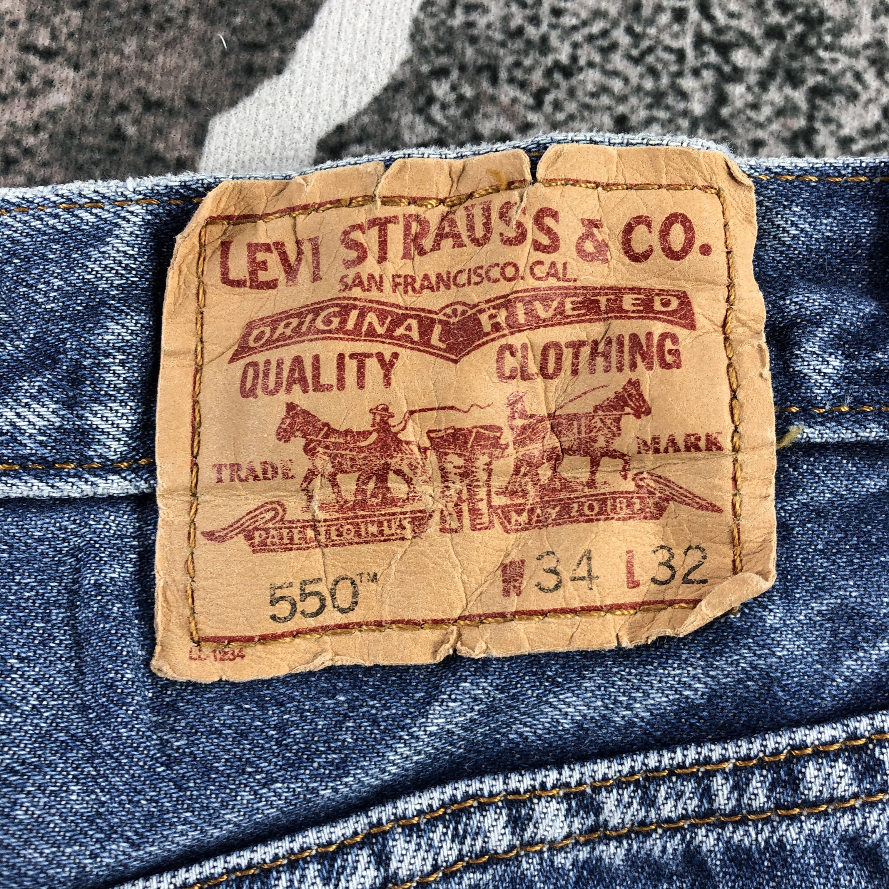 Levi's Vintage Levi's 550 Jeans Stone Wash Denim KJ1413 Size US 34 / EU 50 - 5 Thumbnail