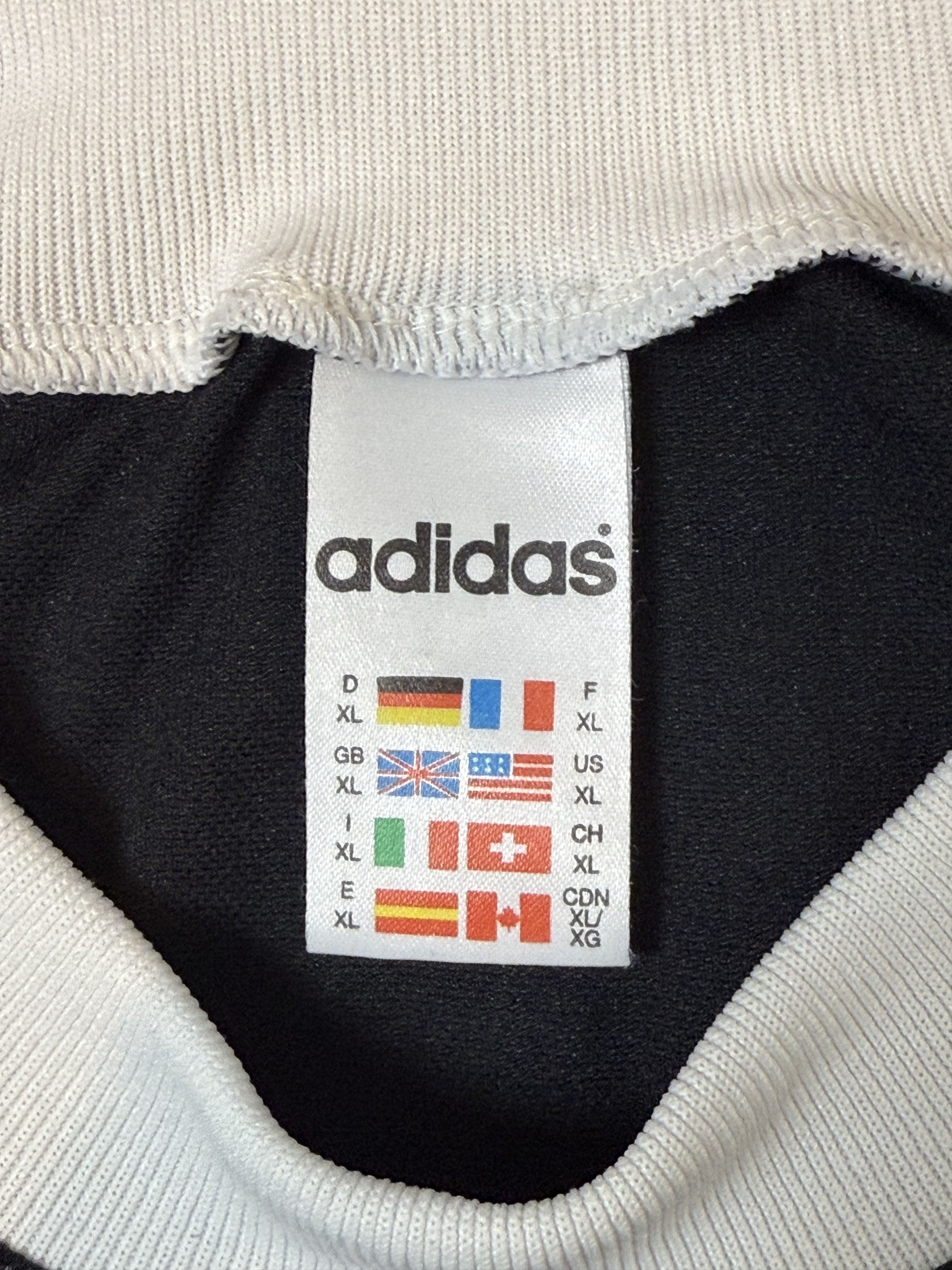 Adidas Vintage 90s Adidas Rare 3 Stripes Big Logo Soccer Jersey XL Size US XL / EU 56 / 4 - 5 Thumbnail