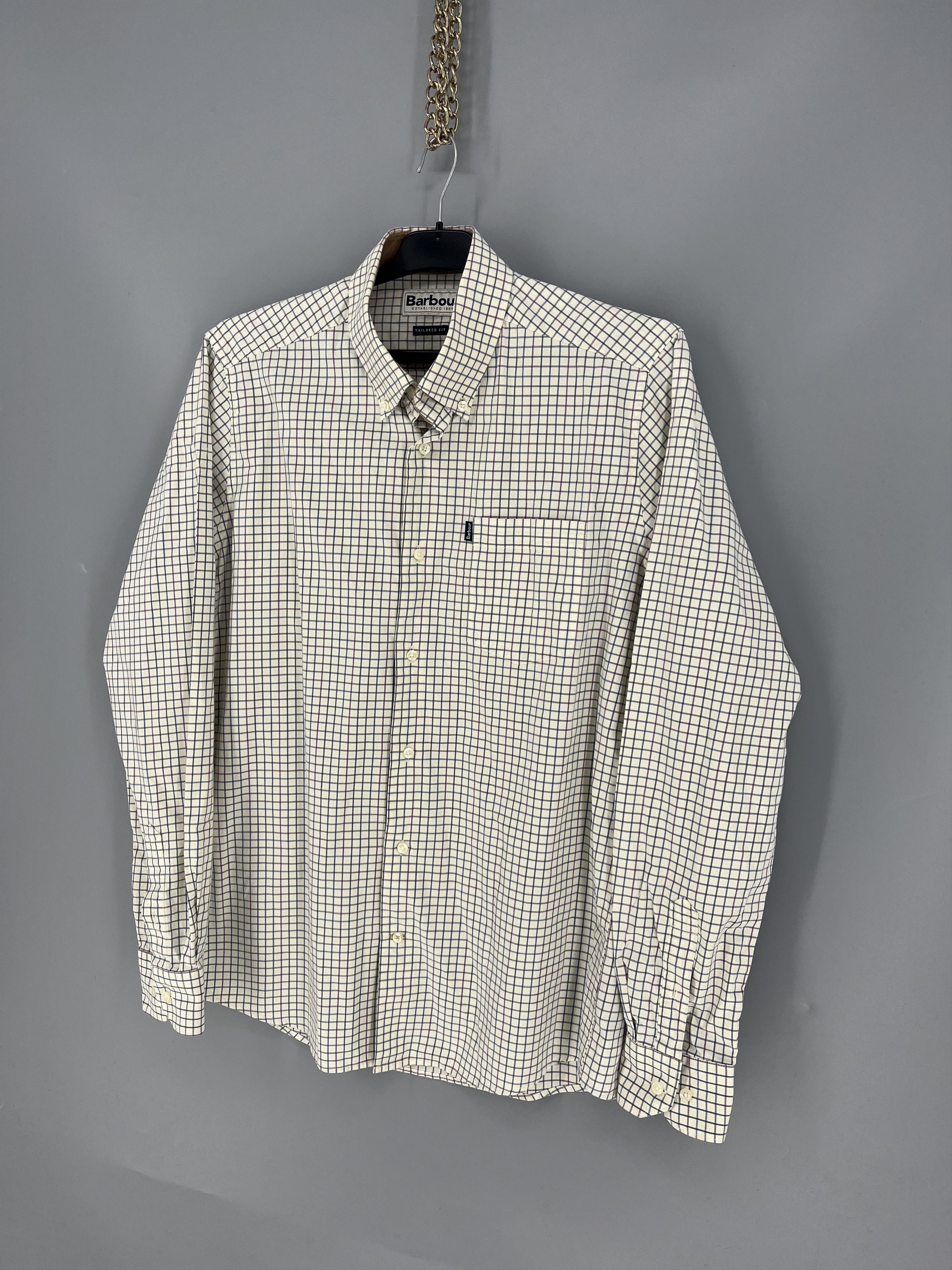 Barbour BARBOUR men's shirt 100% cotton Size L Size US S / EU 44-46 / 1 - 3 Thumbnail
