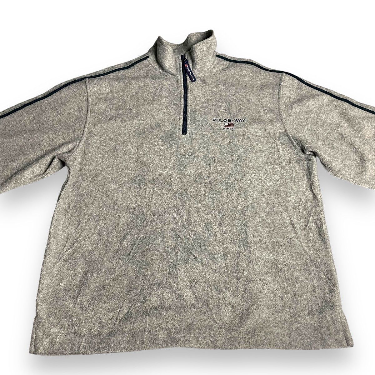 Polo Ralph Lauren 🇯🇵 VINTAGE POLO BI WAY SPORT FLEECE JACKET Size US L / EU 52-54 / 3 - 6 Thumbnail