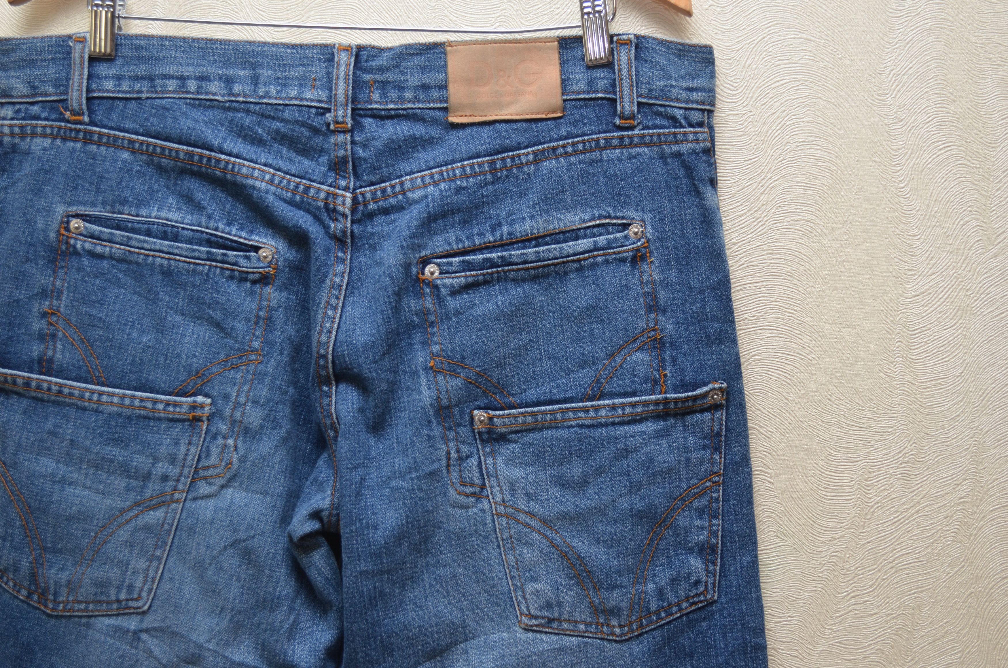 Dolce & Gabbana × Vintage Vintage Dolce & Gabbana Double Pockets Jeans RARE y2k Size US 34 / EU 50 - 3 Thumbnail