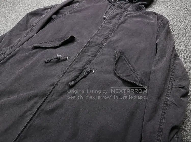 Neighborhood Neighborhood Military Fish Tail Washed Wax Dyed Windbreake Size US S / EU 44-46 / 1 - 2 Thumbnail