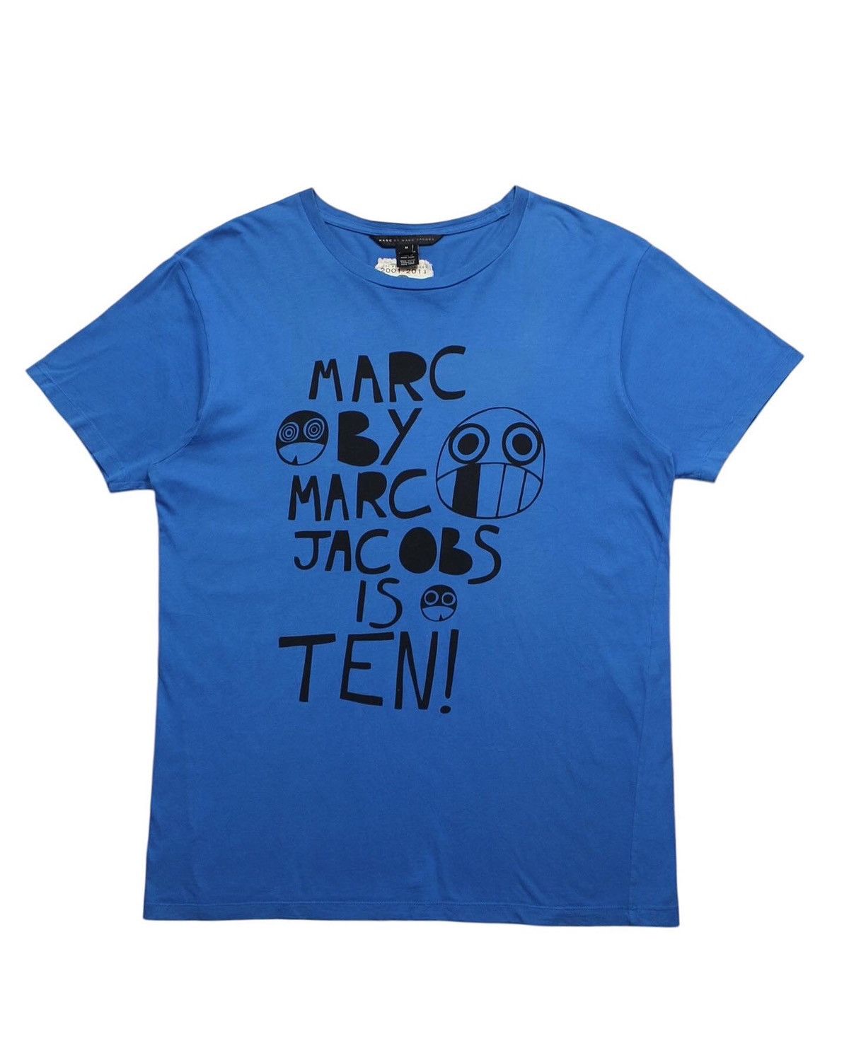 Marc by Marc Jacobs SS2011 MARC BY MARC JACOBS PETROL BLUE MULTI TEE Size US M / EU 48-50 / 2 - 1 Thumbnail