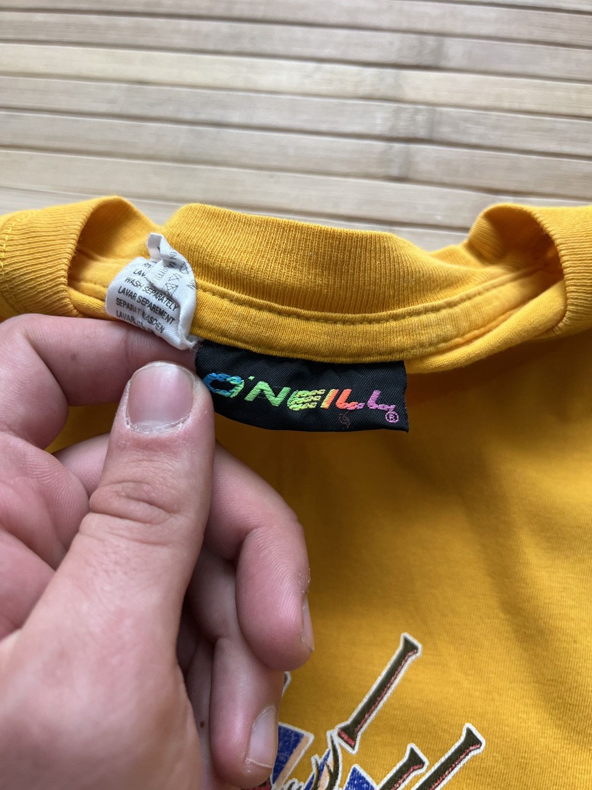 O'Neill Oneill 90s Surf Tshirt Size US L / EU 52-54 / 3 - 5 Thumbnail