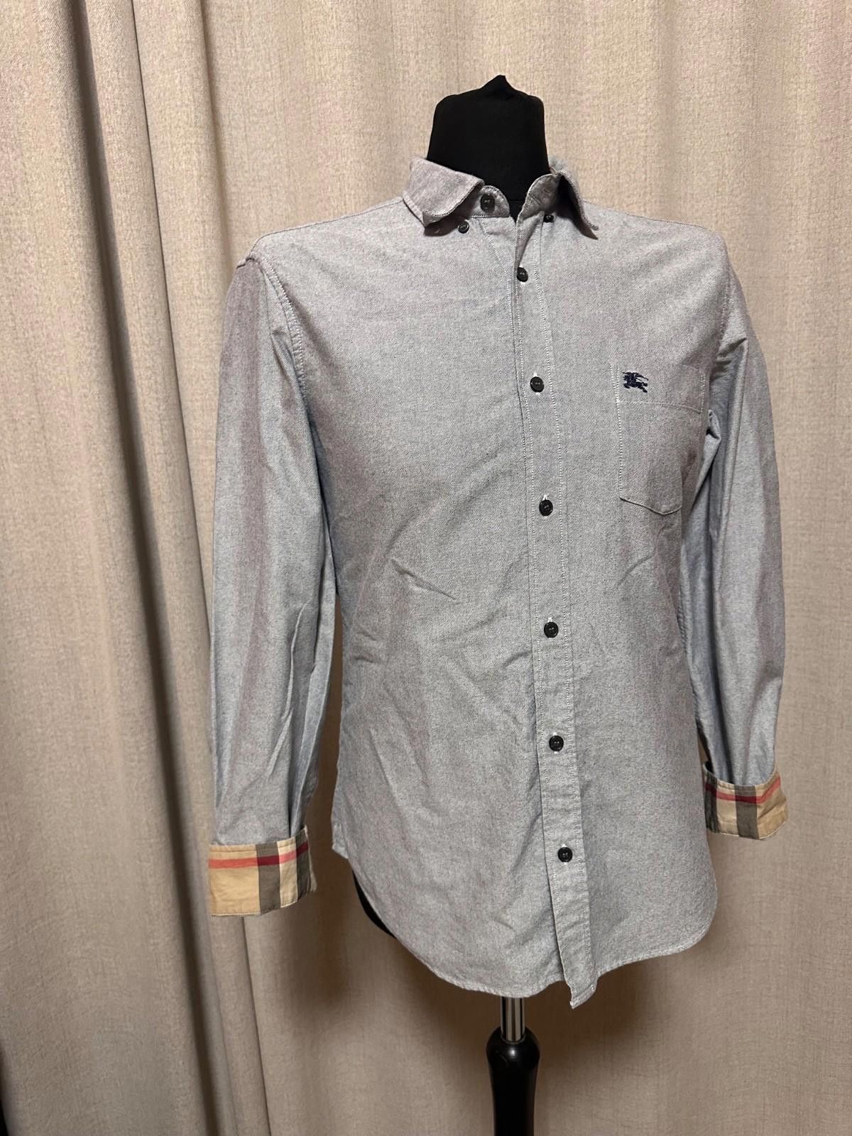 Burberry Burberry Brit Button Up Shirt Gray Sz M Size US M / EU 48-50 / 2 - 3 Thumbnail