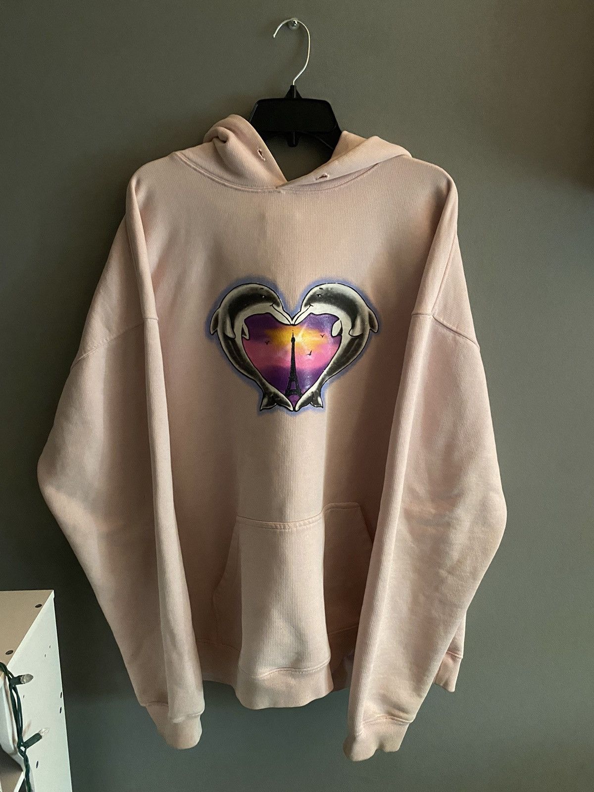 Pre-owned Vetements Limited Edition  Dolphin Hoodie In Pink