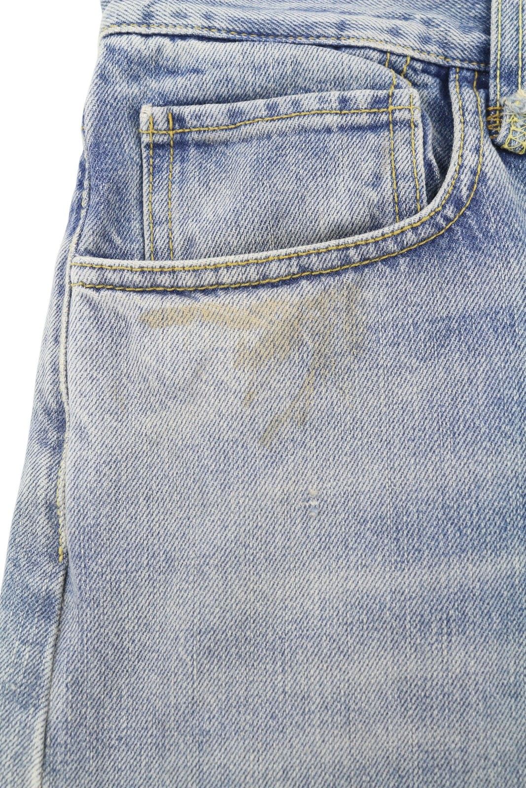 R13 VENTI 28 Veiled Blue Baggy Low Rise Jeans 88833 Size 28" / US 6 / IT 42 - 10 Thumbnail