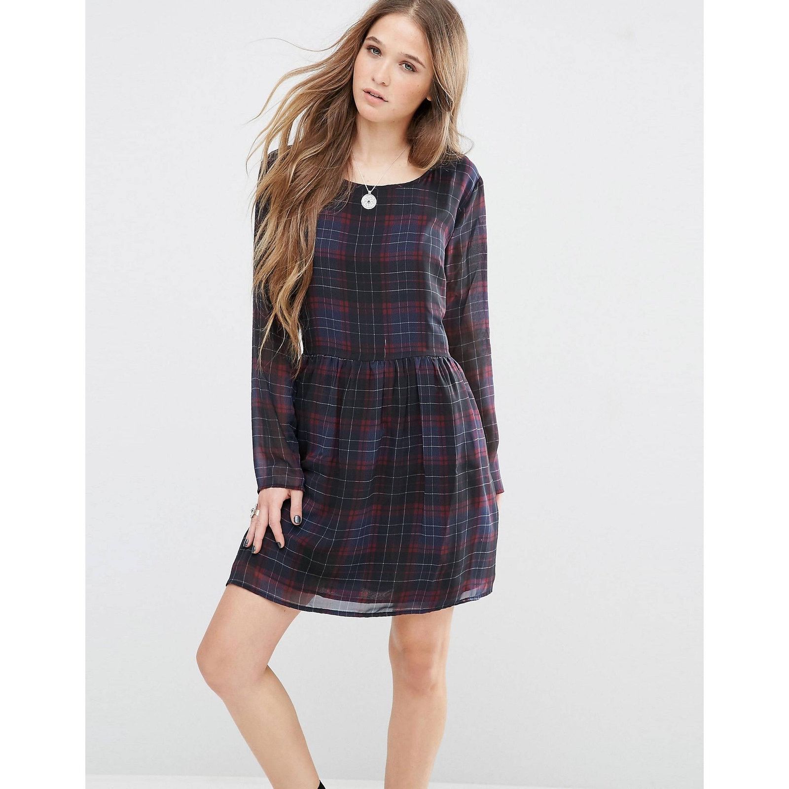 Pepe Jeans Pepe Jeans | Bloom Retro Tartan Plaid Babydall Dress Size L / US 10 / IT 46 - 13 Thumbnail