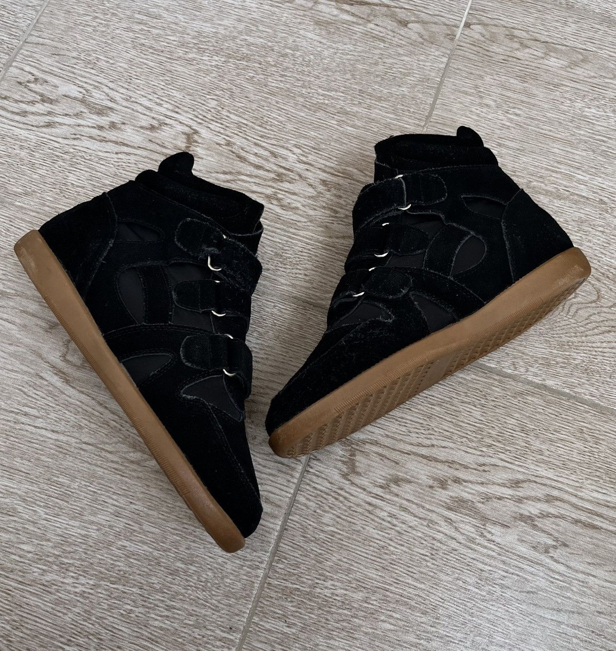 Isabel Marant Isabel Marant Style Black Bekett Wedge Sneakers Size US 7 / IT 37 - 6 Thumbnail