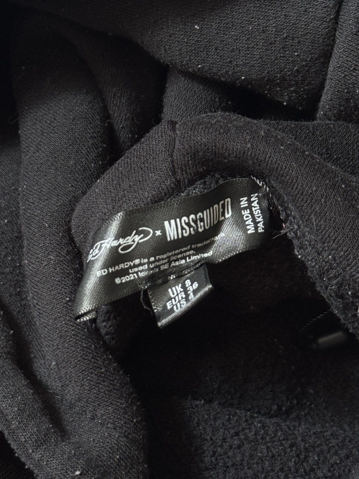 Ed Hardy ED HARDY X MISSGUIDED CROP HOODIE Size S / US 4 / IT 40 - 5 Thumbnail