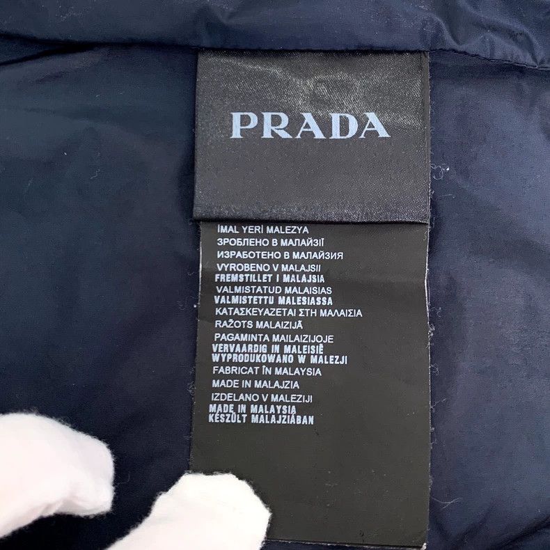 Prada Prada Dark blue stand-up collar zipper long-sleeved jacket Size US M / EU 48-50 / 2 - 7 Thumbnail