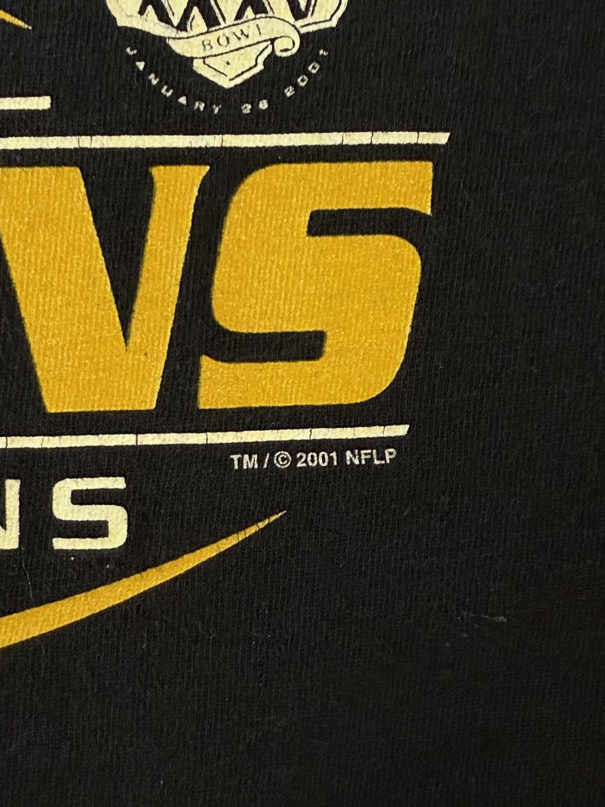 Delta VTG Baltimore Ravens T-shirt Superbowl Champions XXV 2001 -L Size US L / EU 52-54 / 3 - 4 Thumbnail