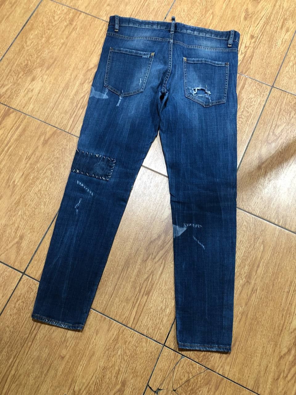 Dsquared2 Luxury Dsquared2 Y2K Distressed Designer Jeans Size US 36 / EU 52 - 21 Thumbnail