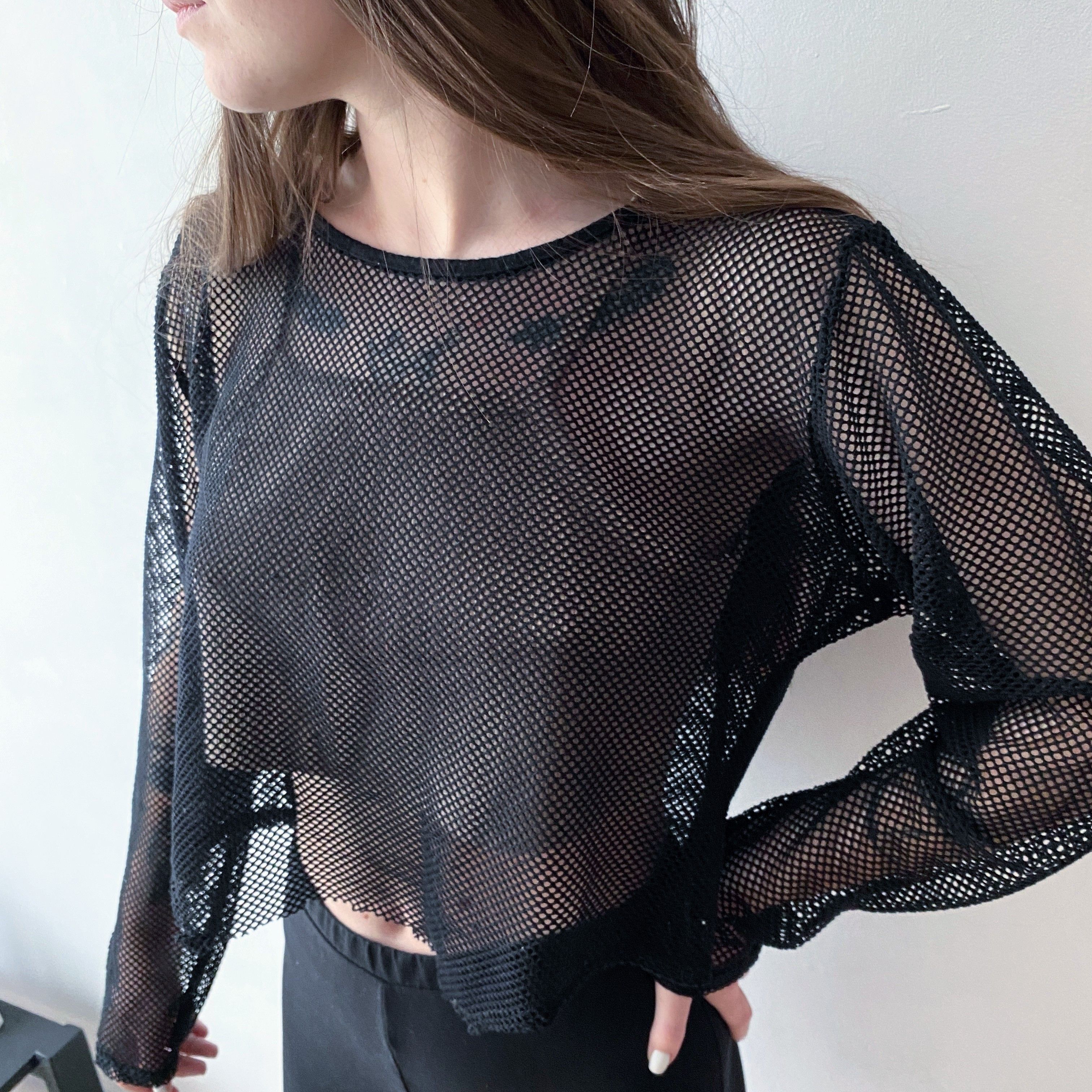 Hysteric Glamour Mesh long sleeve y2k vintage japanase gothic Size M / US 6-8 / IT 42-44 - 3 Thumbnail