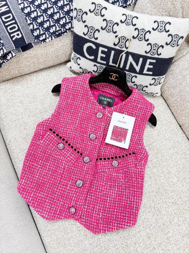 Chanel Chanel Tweed vest Size XXS / US 00 / IT 34 - 2 Thumbnail