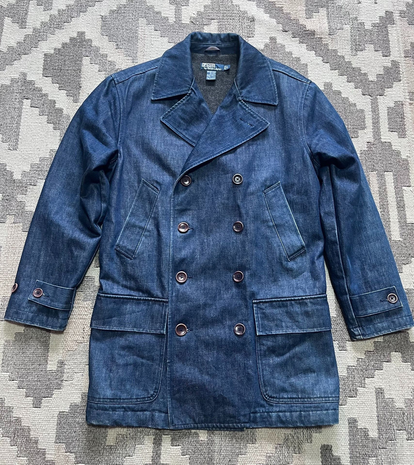 RRL Ralph Lauren Ralph Lauren RRL Vintage Denim Coat Size US S / EU 44-46 / 1 - 1 Thumbnail