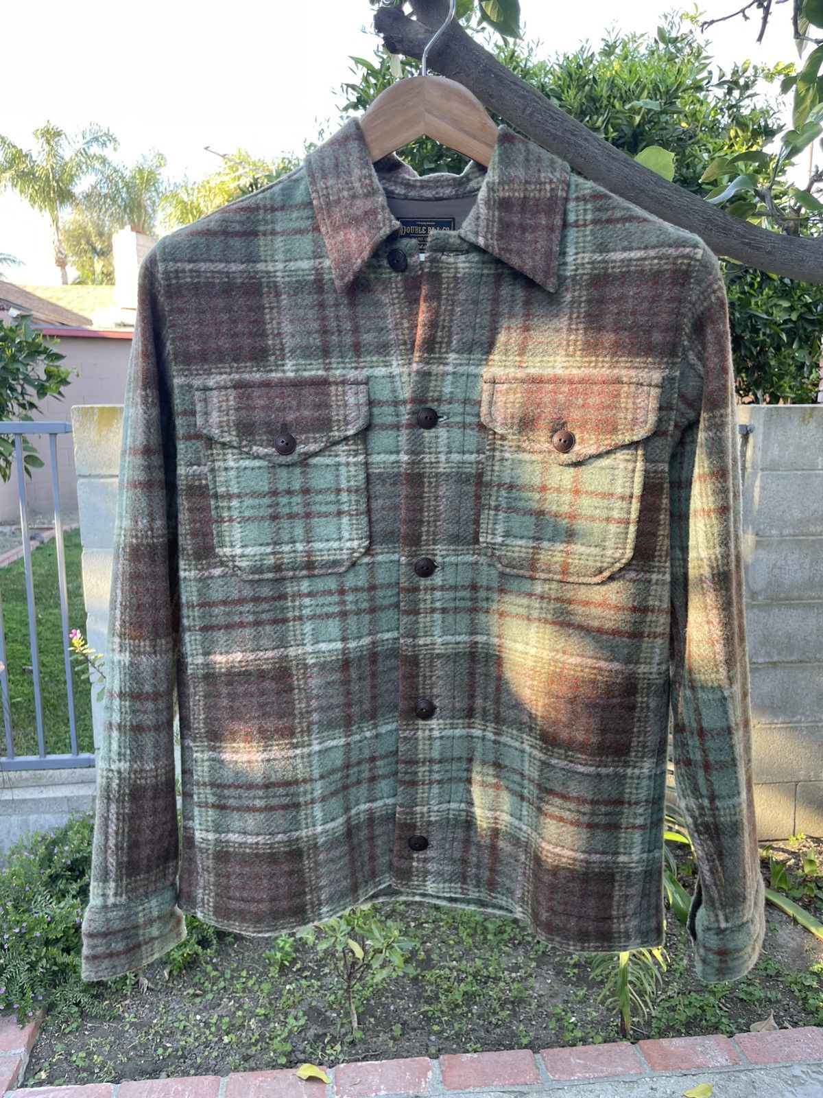 RRL Ralph Lauren RRL Ralph Lauren Plaid Wool Knit Western Shirt XS Size US XS / EU 42 / 0 - 1 Thumbnail