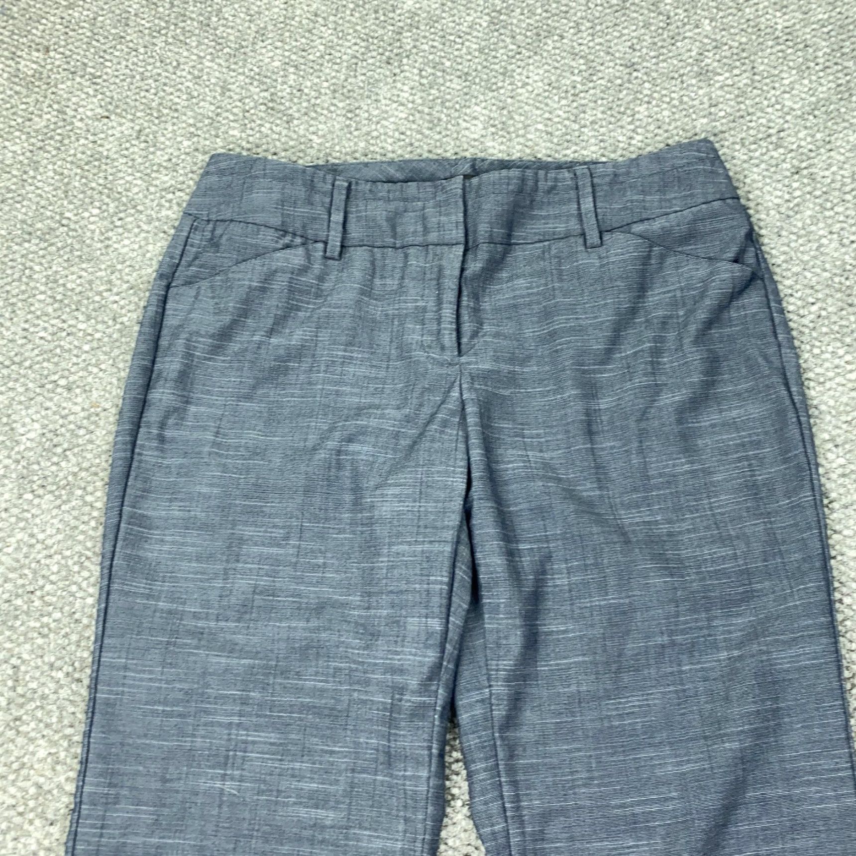 Vintage New York & Company Pants Womens 8 Petite Gray 7th Avenue Dress Bootcut Career Size 30" / US 8 / IT 44 - 2 Thumbnail