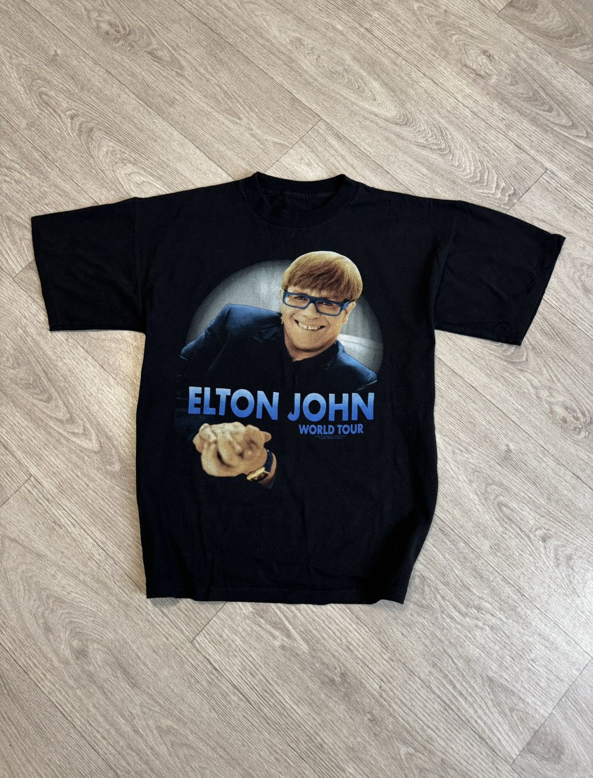 Vintage 🔷Vintage Elton John T-shirt 90s🔷 Size US L / EU 52-54 / 3 - 1 Thumbnail