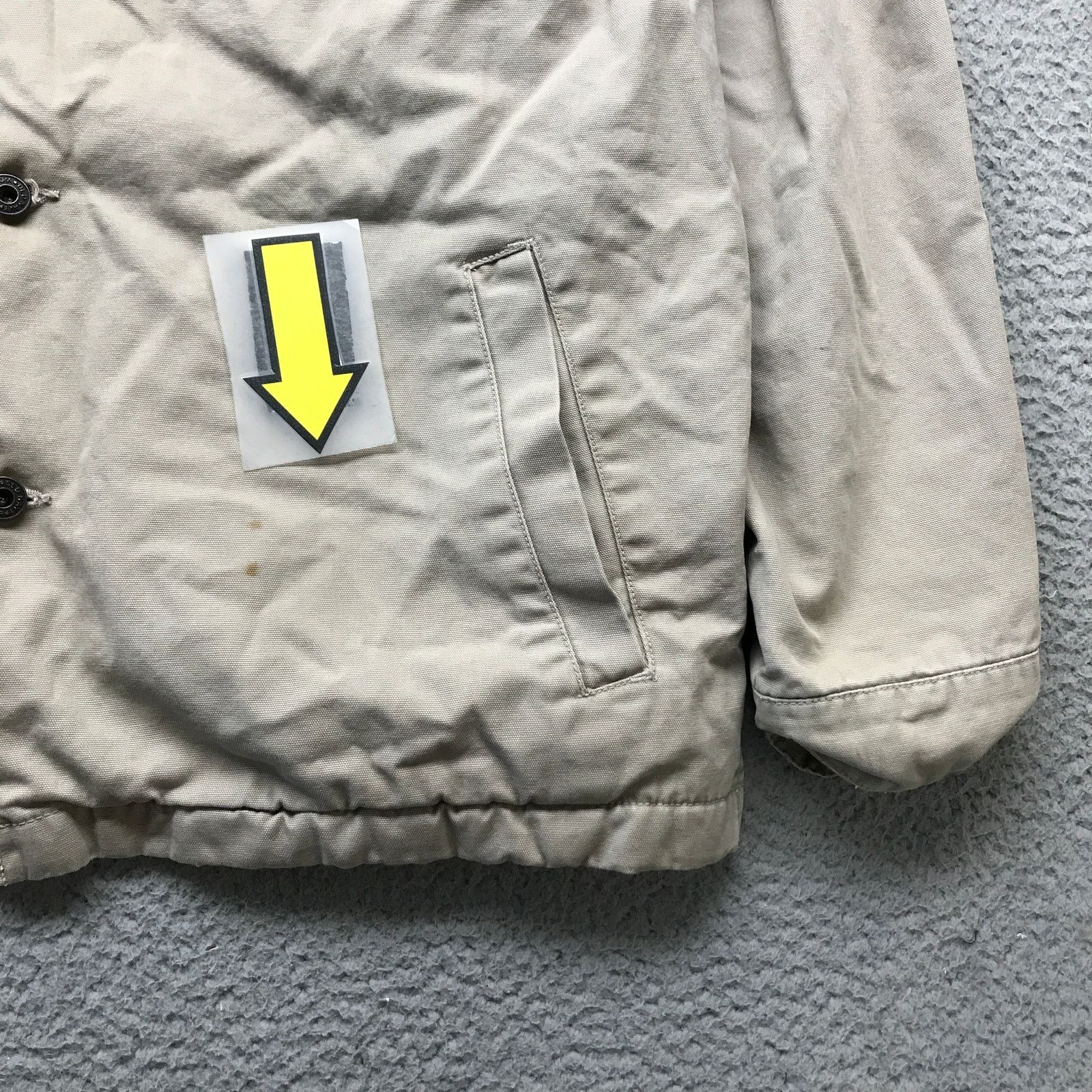 Old Navy Vintage Old Navy Painters Corduroy Jacket Mens M Tan Barn Size US M / EU 48-50 / 2 - 3 Thumbnail