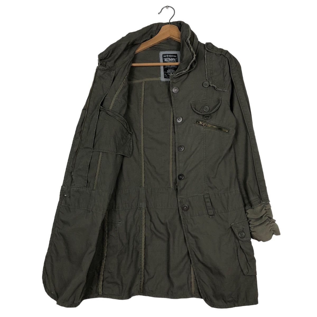 If Six Was Nine 🔥Parachute Biker Jacket Bondage Design Von Dutch Cargo Size US L / EU 52-54 / 3 - 11 Thumbnail