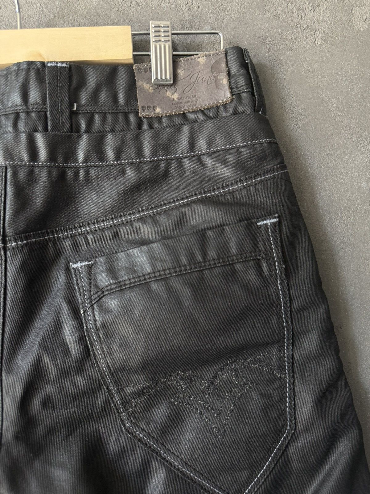 Other Sixth June x Y2K Waxed Jeans Size US 31 - 6 Thumbnail