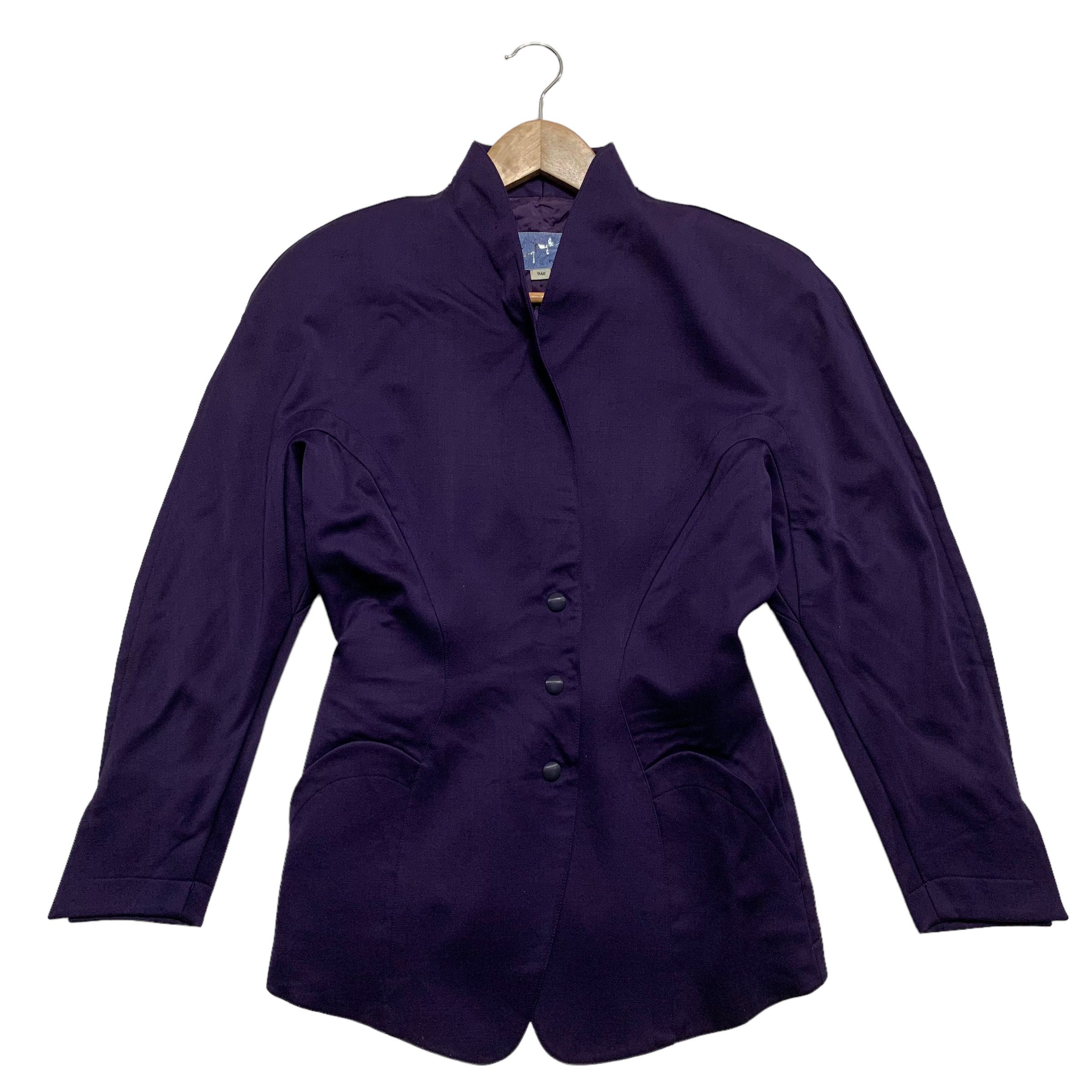 image of Iconic Thierry Mugler Jacket in Purple, Women's (Size Small)