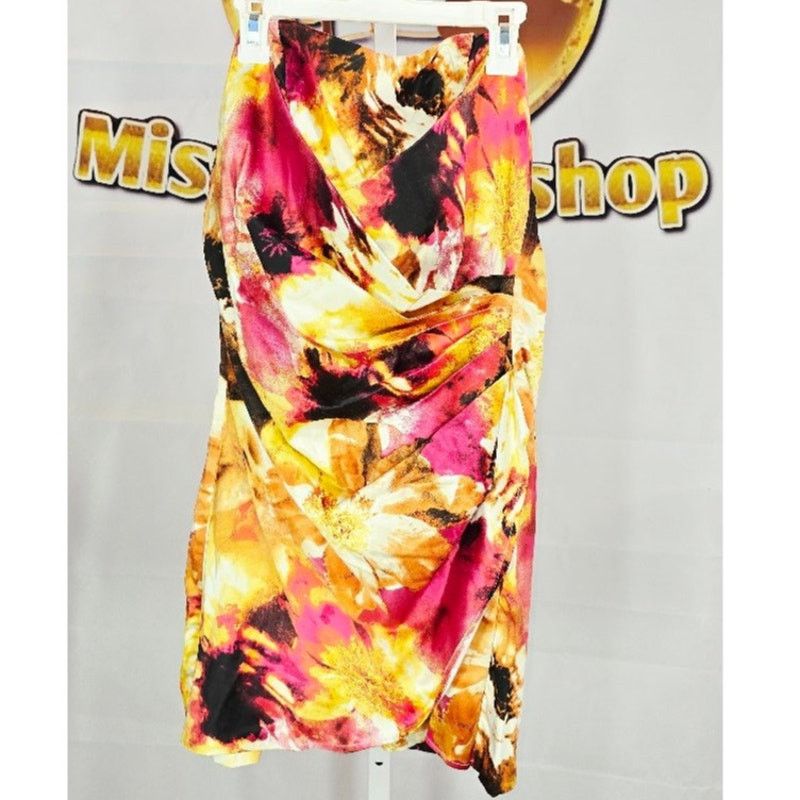 Other Speechless Strapless Floral Print Dress Multicolor Size 13 Size XL / US 12-14 / IT 48-50 - 1 Thumbnail