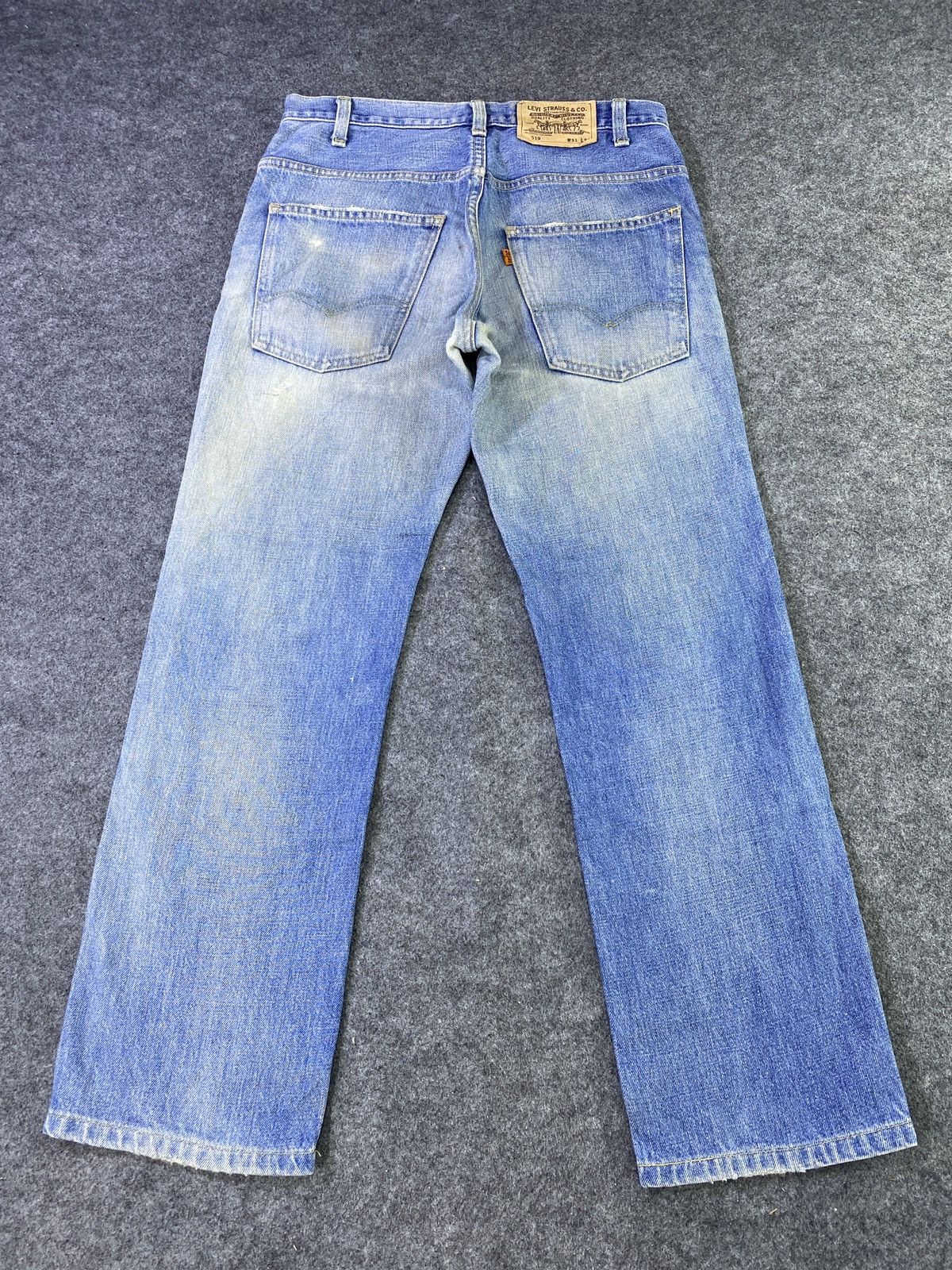 Jean × Levi's × Vintage Vintage Levis 519 Distressed Blue Wash Jeans - J964 Size US 31 - 4 Thumbnail
