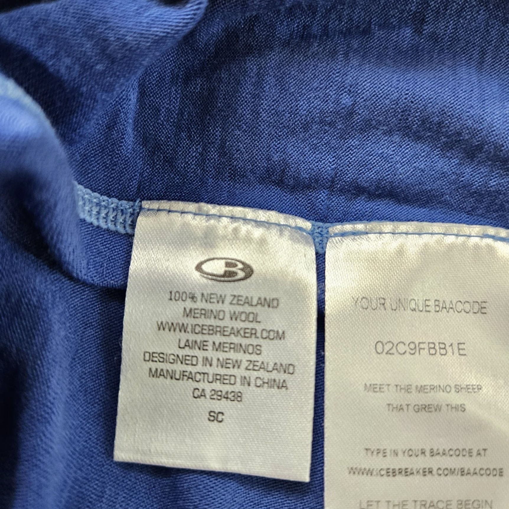 Icebreaker Icebreaker Womens Bodyfit 200 Top Shirt Medium Blue Merino Wool Long Sleeve Crew Neck Pullover Activewear 200 Top M Blue Womens Size M / US 6-8 / IT 42-44 - 5 Thumbnail