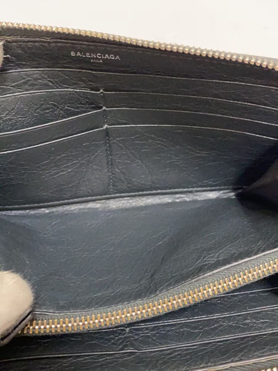 Balenciaga Balenciaga Leather Long Wallet Black Size ONE SIZE - 6 Thumbnail