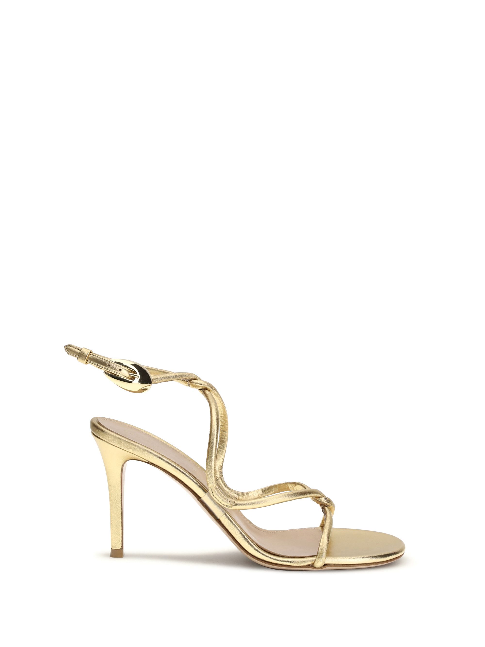 Gianvito Rossi Jungle Mamba metallic leather Sandals Size US 6 / IT 36 - 1 Thumbnail