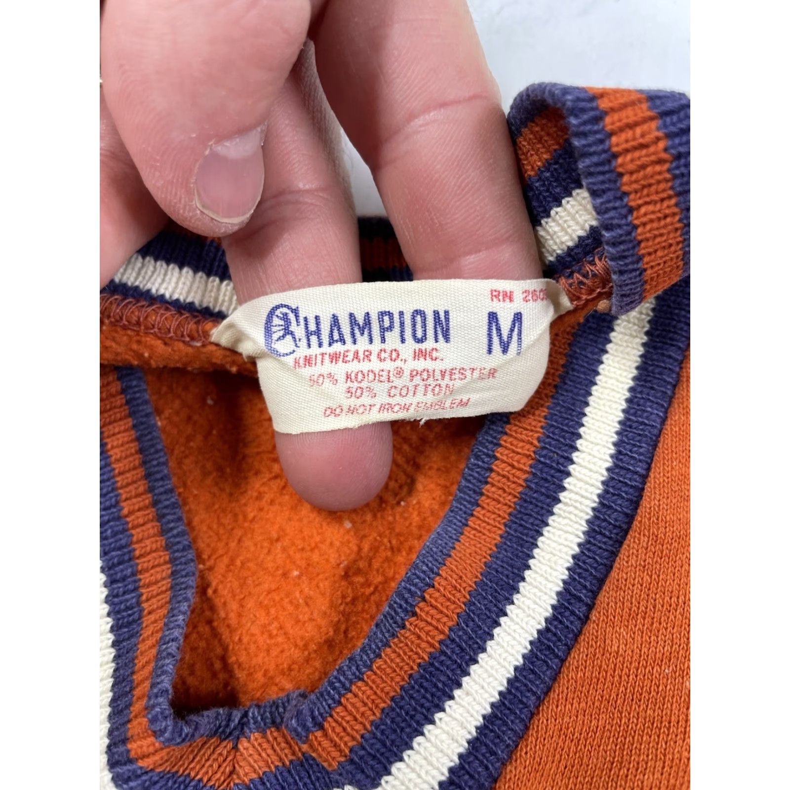 Champion VINTAGE Champion Sweatshirt Short Sleeve College Of Emporia Kansas Medium Size US M / EU 48-50 / 2 - 6 Thumbnail