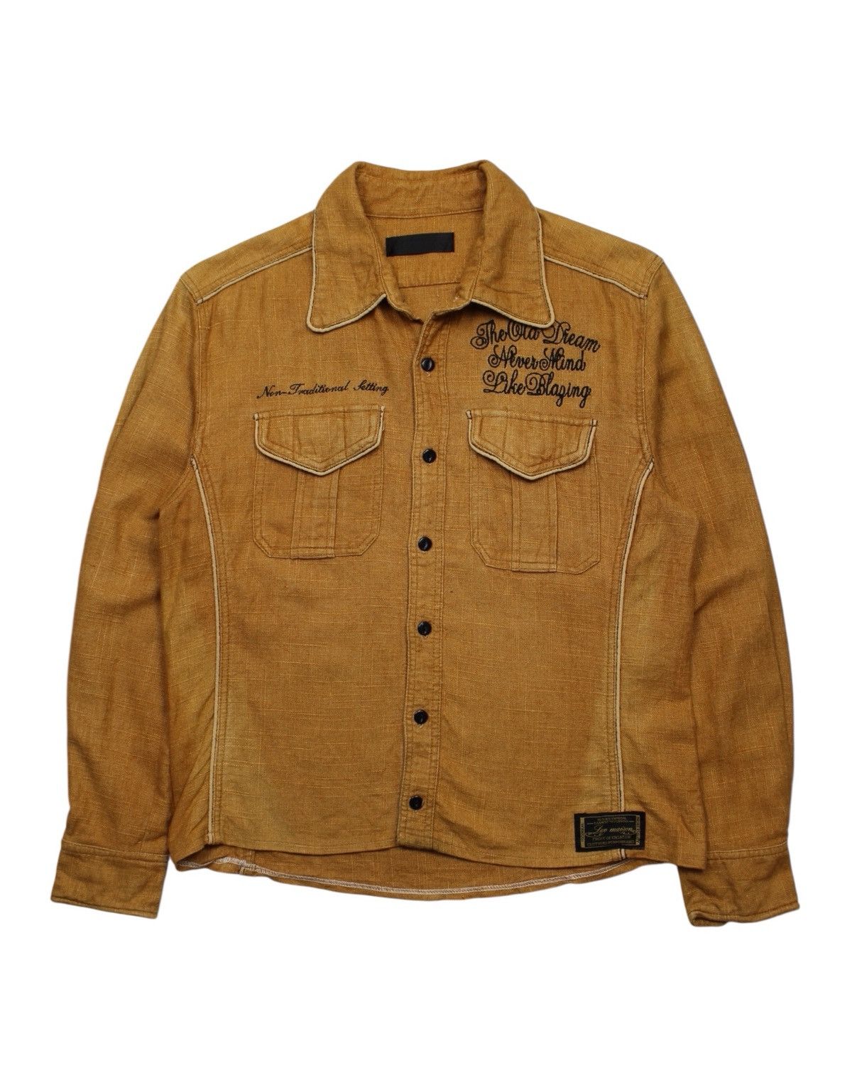 JACKROSE 2000S SANKO JACKROSE LUV MAISON “THE OLD DREAM” LINEN SHIRT Size US M / EU 48-50 / 2 - 1 Thumbnail