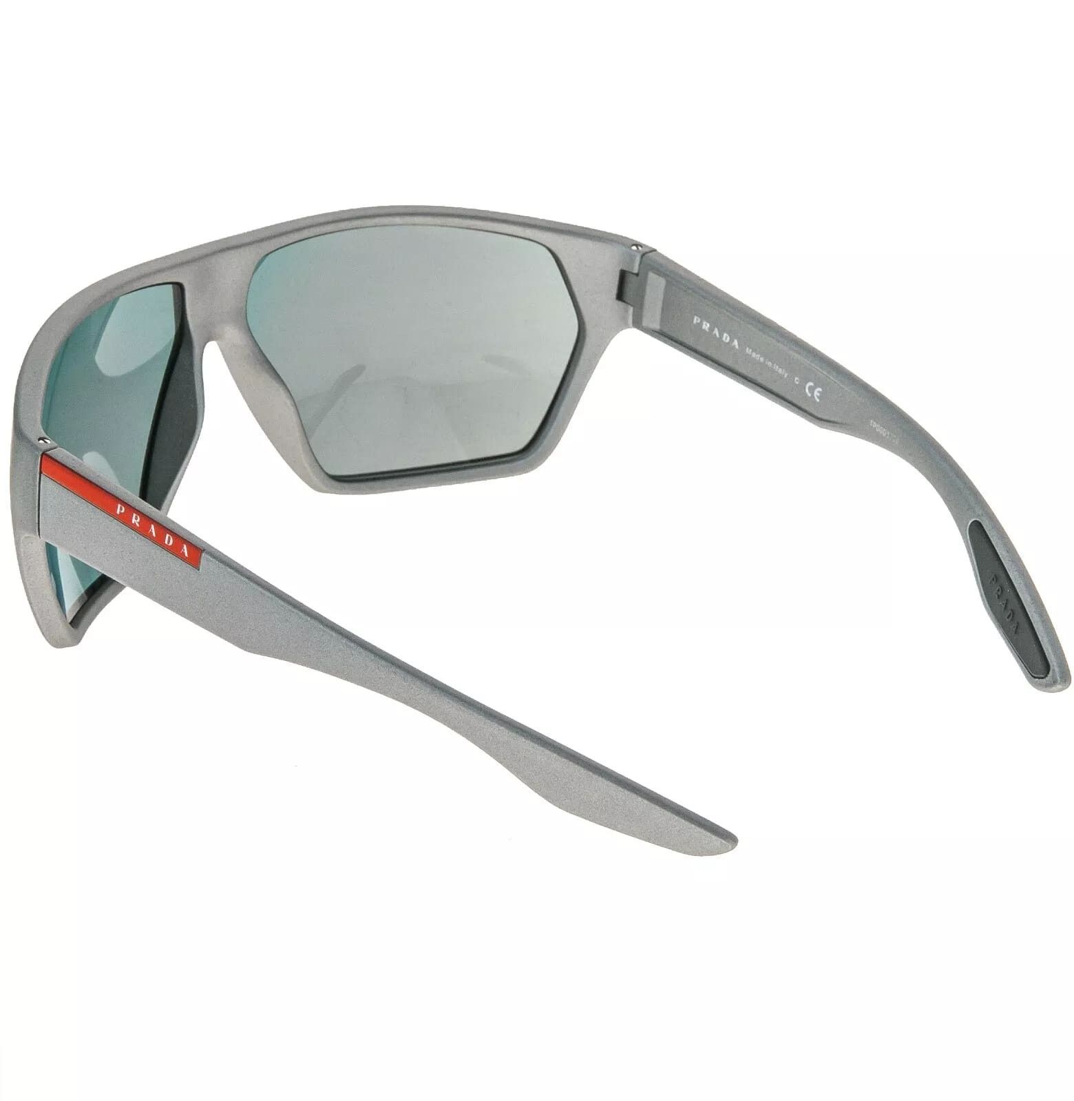 Prada PRADA LINEA ROSSA ACTIVE 08U Silver Sport Sunglasses PS08US Size ONE SIZE - 8 Thumbnail